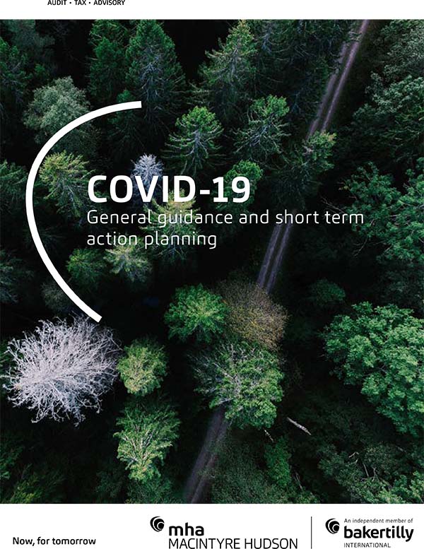 COVID-19: General guidance and short-term action planning